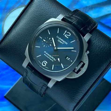 Panerai Luminor GMT Titanium / Carbotech Blue Dial 